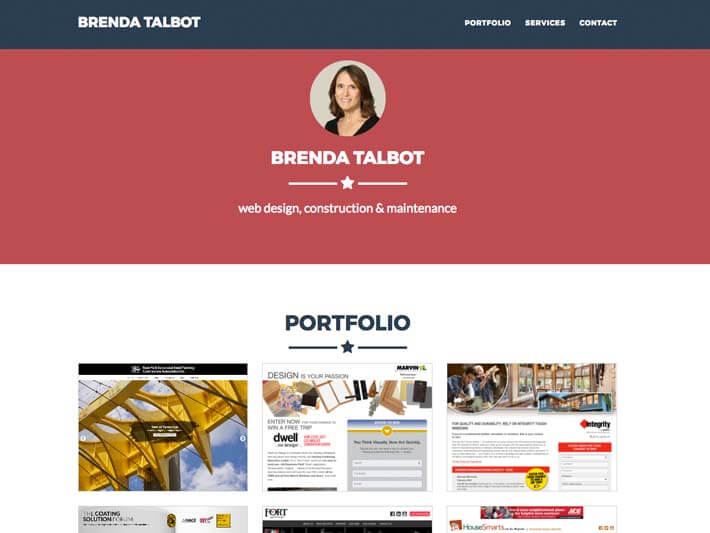 Brenda Talbot homepage