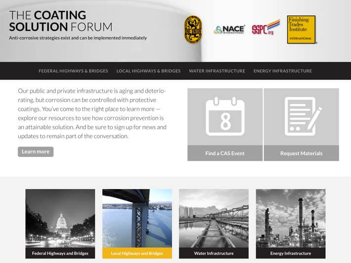 Coating Solution homepage