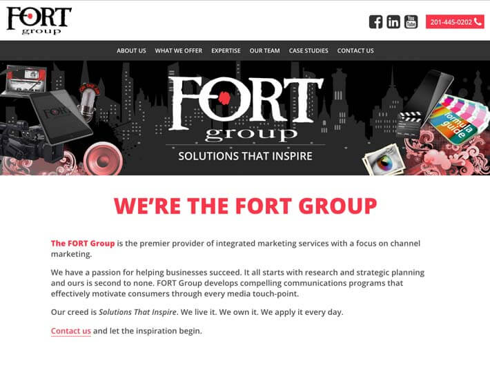 Fort Group homepage