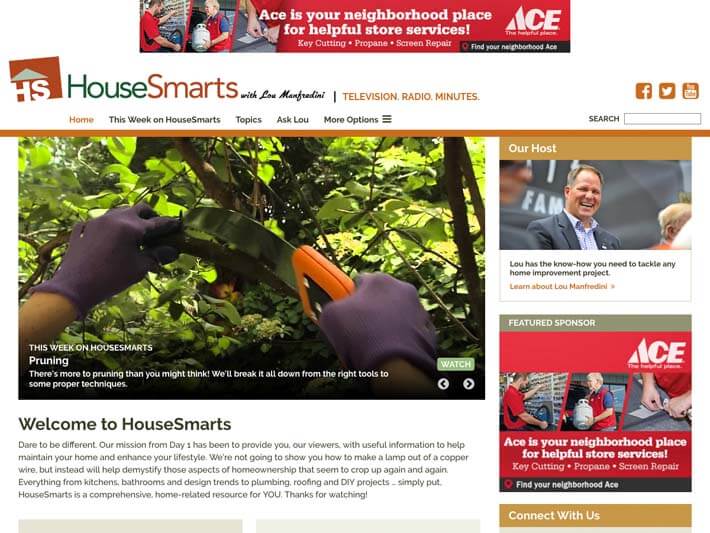 HouseSmarts homepage