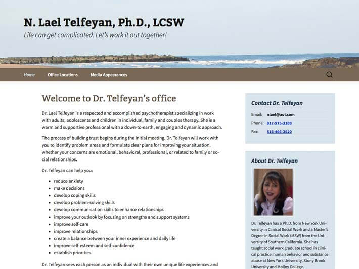 Dr. Daphne Telfeyan homepage